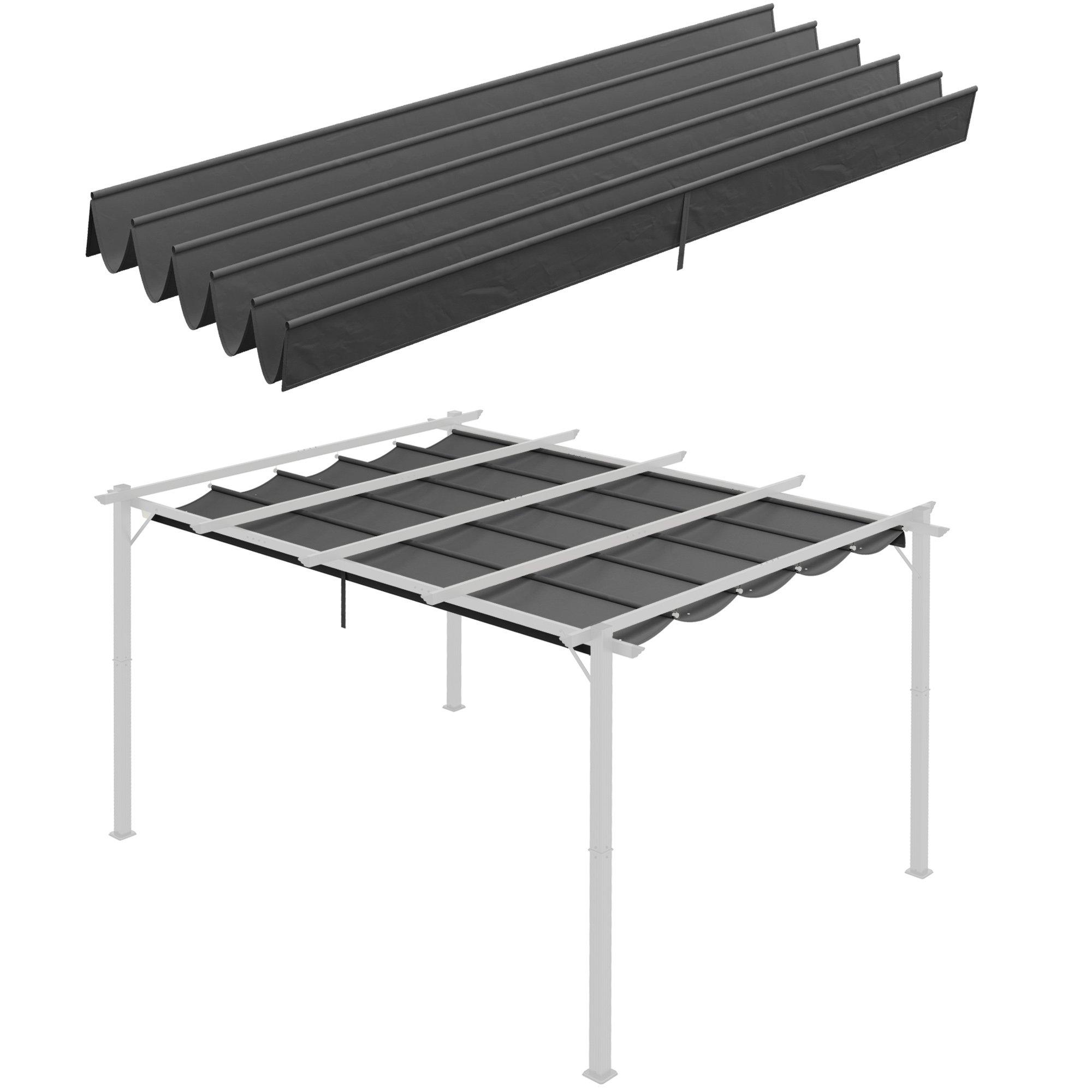 Pergola Shade Cover for 4 x 3(m) Pergola, Replacement Canopy Fabric Only